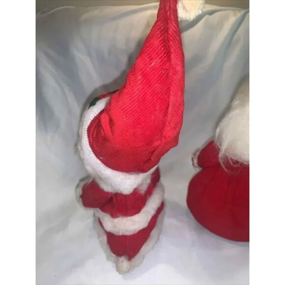 Vintage Mr & Mrs Santa Claus Figures 9